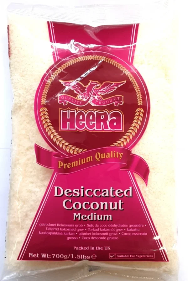 Desiccated coconut